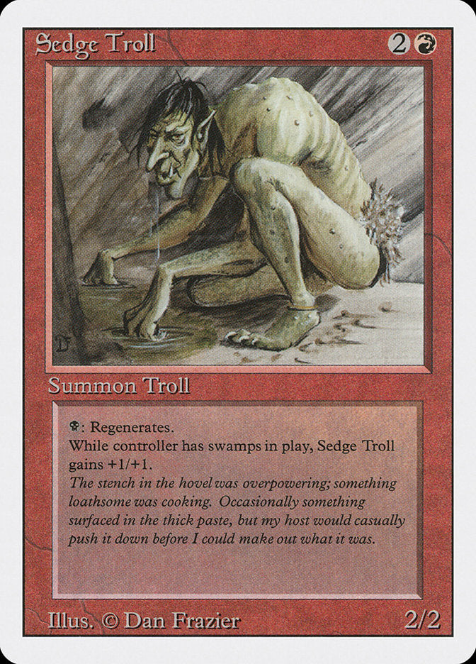Sedge Troll [Revised Edition] MTG Single Magic: The Gathering | Red Claw Gaming