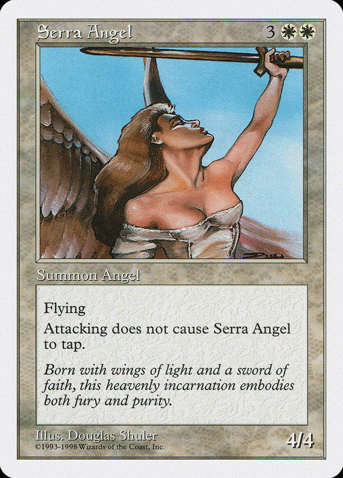 Serra Angel [Anthologies] MTG Single Magic: The Gathering | Red Claw Gaming