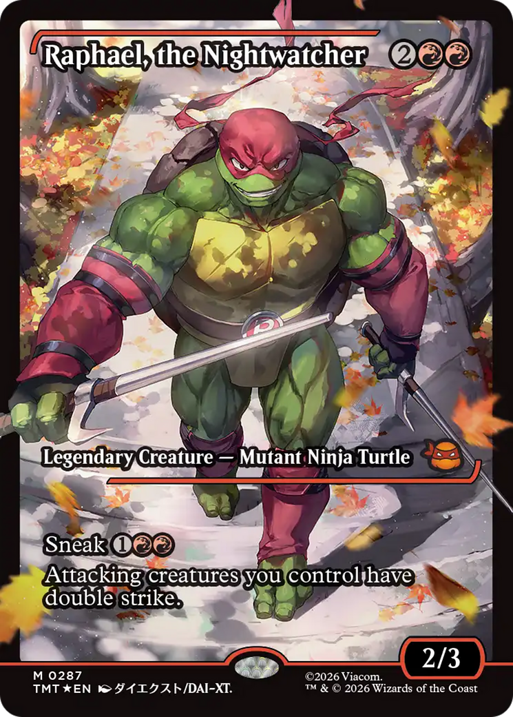 Raphael, the Nightwatcher (Showcase) [Teenage Mutant Ninja Turtles] MTG Single Magic: The Gathering | Red Claw Gaming