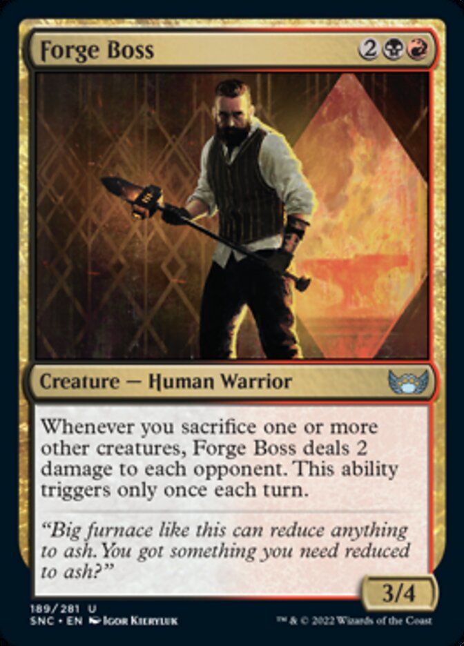 Forge Boss [Streets of New Capenna] MTG Single Magic: The Gathering | Red Claw Gaming