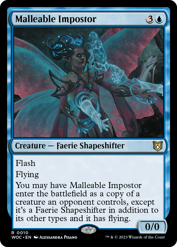 Malleable Impostor [Wilds of Eldraine Commander] MTG Single Magic: The Gathering | Red Claw Gaming