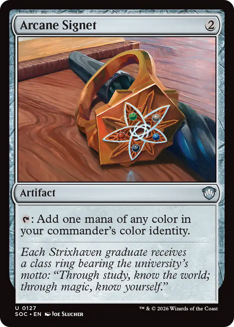 Arcane Signet [Secrets of Strixhaven Commander] MTG Single Magic: The Gathering | Red Claw Gaming