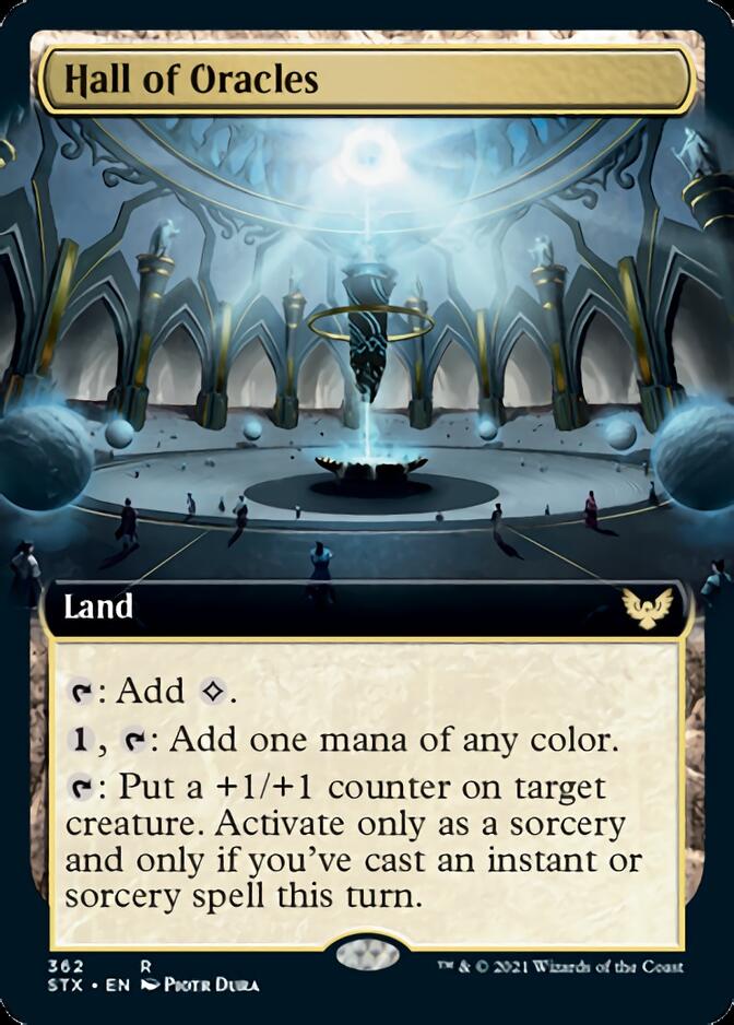 Hall of Oracles (Extended Art) [Strixhaven: School of Mages] MTG Single Magic: The Gathering | Red Claw Gaming