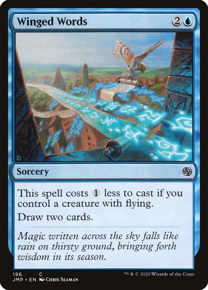 Winged Words [Jumpstart] MTG Single Magic: The Gathering | Red Claw Gaming