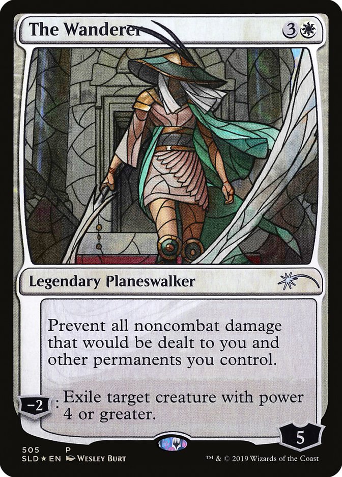 The Wanderer (Stained Glass) [Secret Lair Drop Promos] MTG Single Magic: The Gathering | Red Claw Gaming