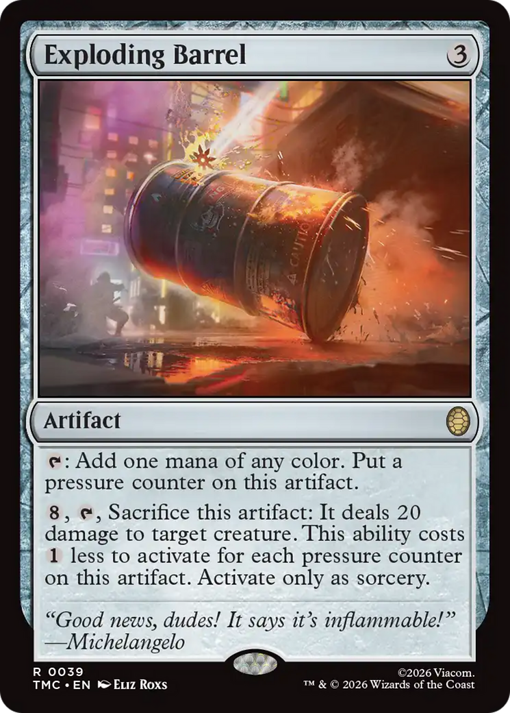 Exploding Barrel [Teenage Mutant Ninja Turtles Commander] MTG Single Magic: The Gathering | Red Claw Gaming