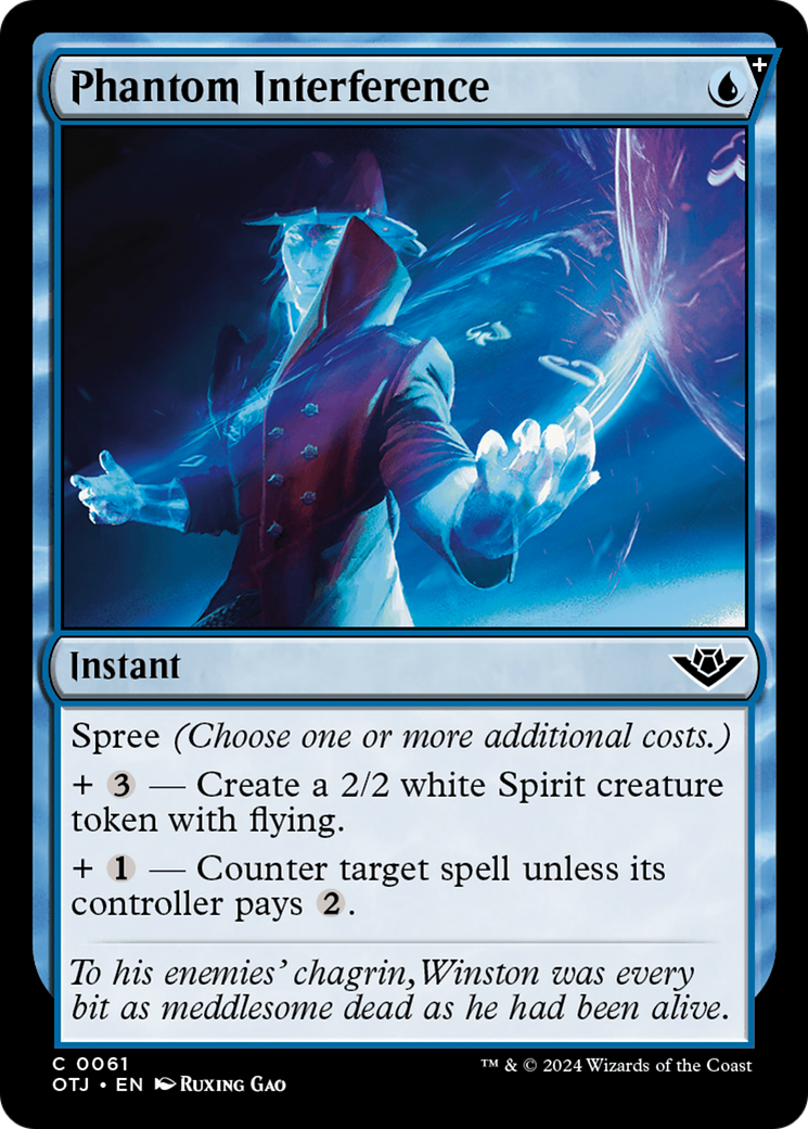Phantom Interference [Outlaws of Thunder Junction] MTG Single Magic: The Gathering    | Red Claw Gaming