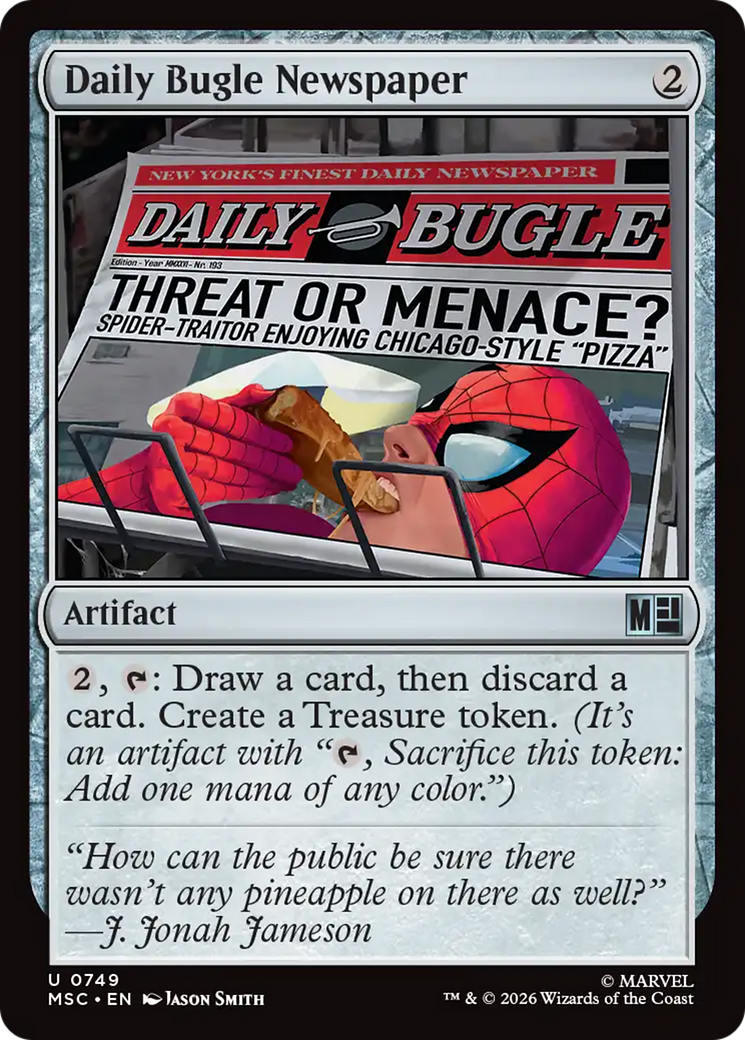 Daily Bugle Newspaper [Marvel Super Heroes Commander] | Red Claw Gaming