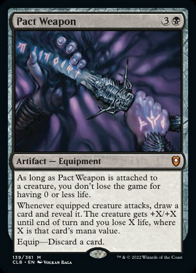 Pact Weapon [Commander Legends: Battle for Baldur's Gate] MTG Single Magic: The Gathering | Red Claw Gaming