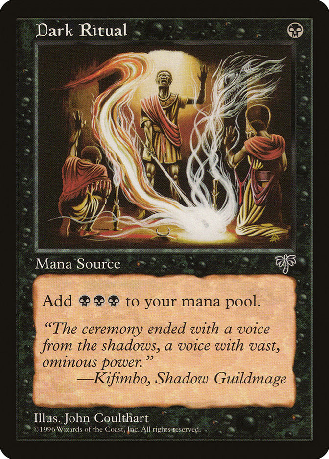 Dark Ritual [Mirage] MTG Single Magic: The Gathering | Red Claw Gaming