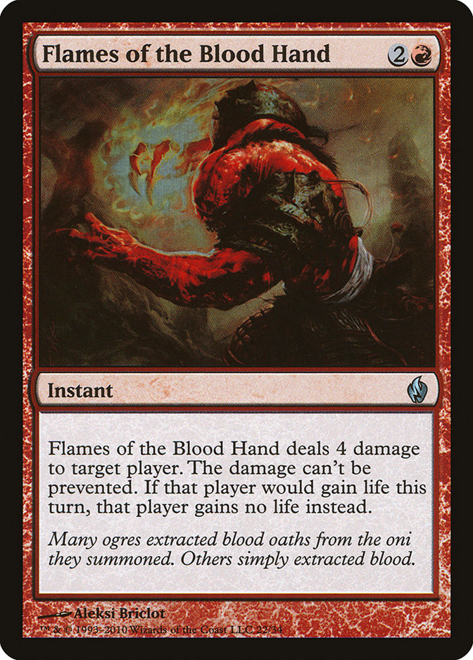 Flames of the Blood Hand [Premium Deck Series: Fire and Lightning] MTG Single Magic: The Gathering | Red Claw Gaming