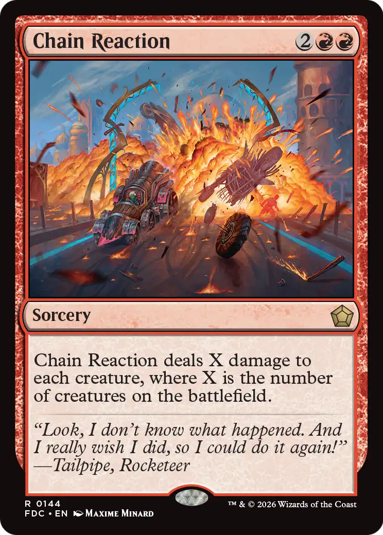 Chain Reaction [Foundations Commander] | Red Claw Gaming