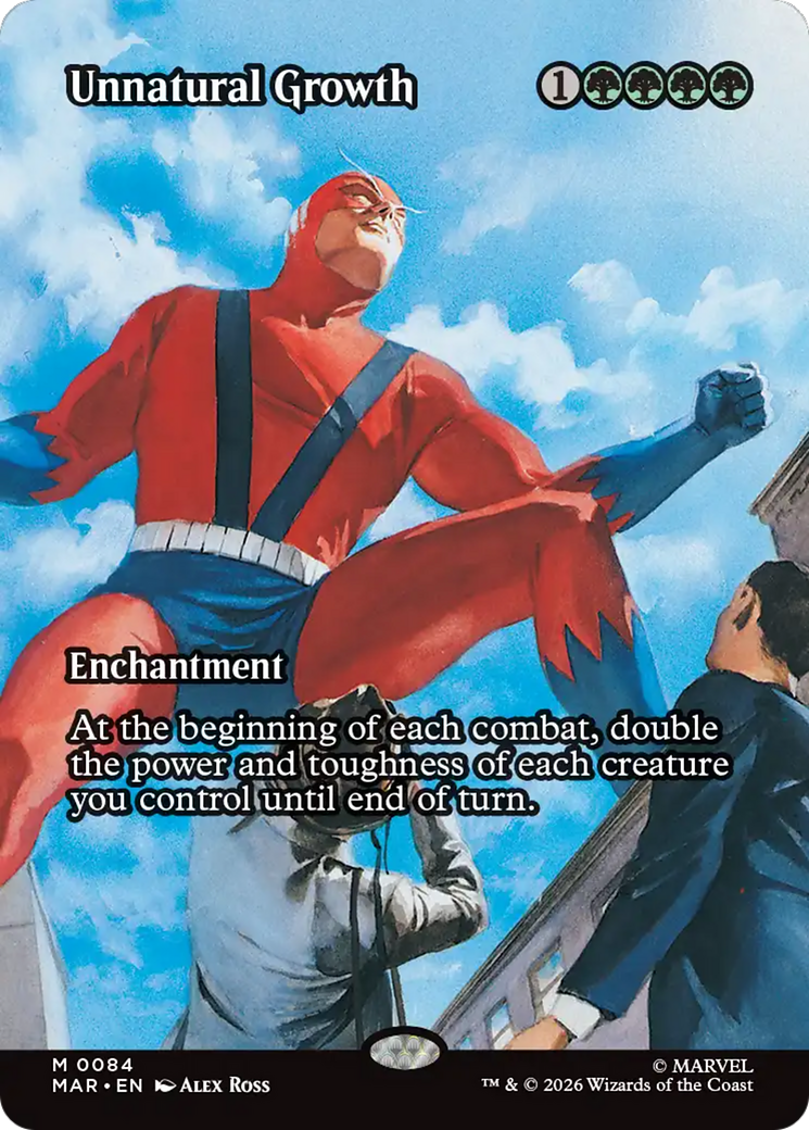 Unnatural Growth (Borderless) [Marvel Universe: Eternal-Legal] | Red Claw Gaming