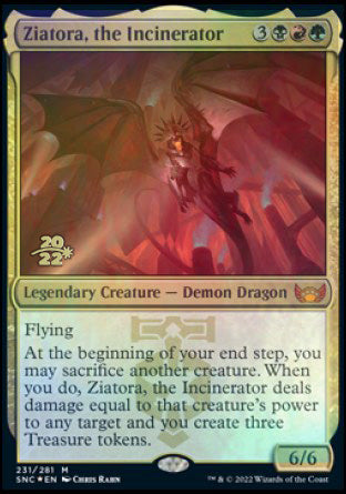 Ziatora, the Incinerator [Streets of New Capenna Prerelease Promos] MTG Single Magic: The Gathering | Red Claw Gaming