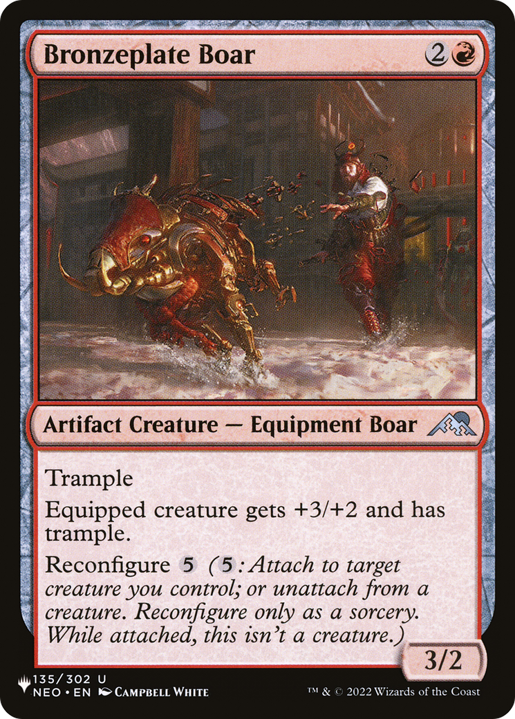 Bronzeplate Boar [The List] MTG Single Magic: The Gathering | Red Claw Gaming