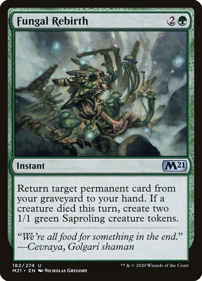 Fungal Rebirth [Core Set 2021] MTG Single Magic: The Gathering | Red Claw Gaming