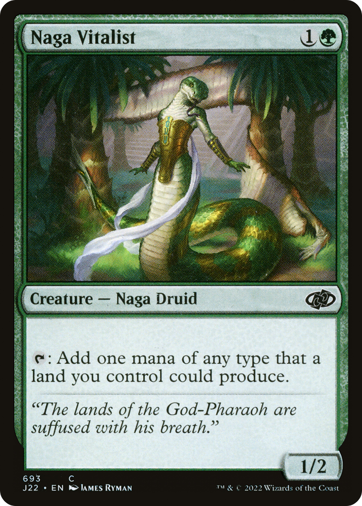 Naga Vitalist [Jumpstart 2022] MTG Single Magic: The Gathering | Red Claw Gaming