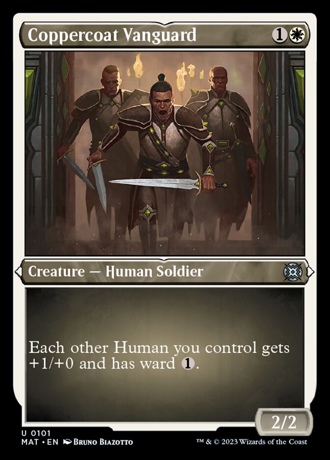 Coppercoat Vanguard (Foil Etched) [March of the Machine: The Aftermath] MTG Single Magic: The Gathering | Red Claw Gaming