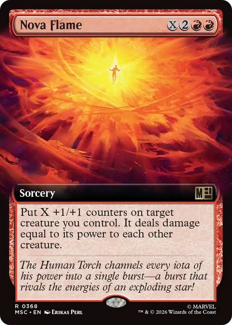 Nova Flame (Extended Art) [Marvel Super Heroes Commander] | Red Claw Gaming
