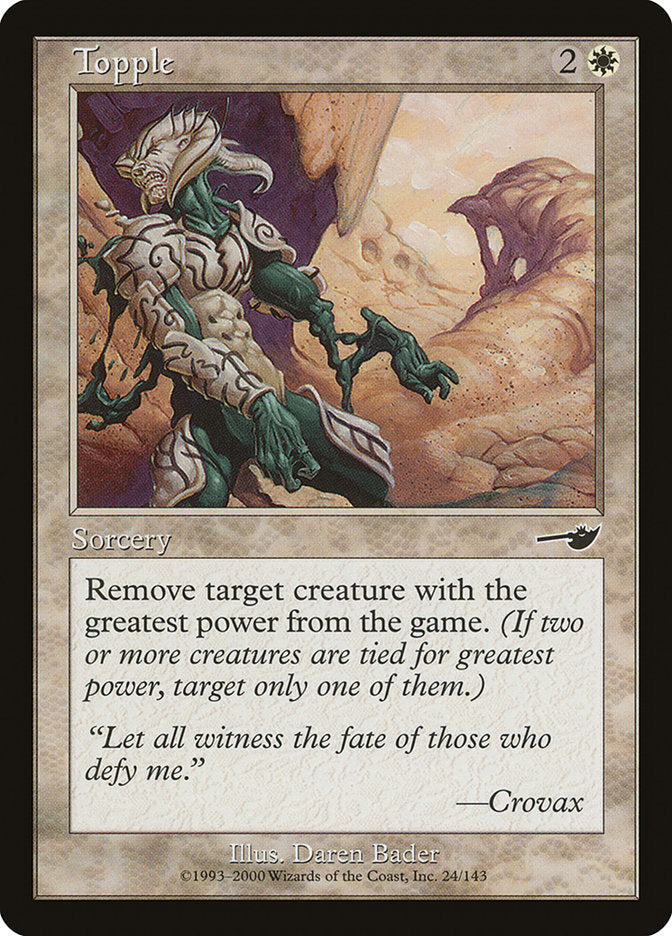Topple [Nemesis] MTG Single Magic: The Gathering | Red Claw Gaming