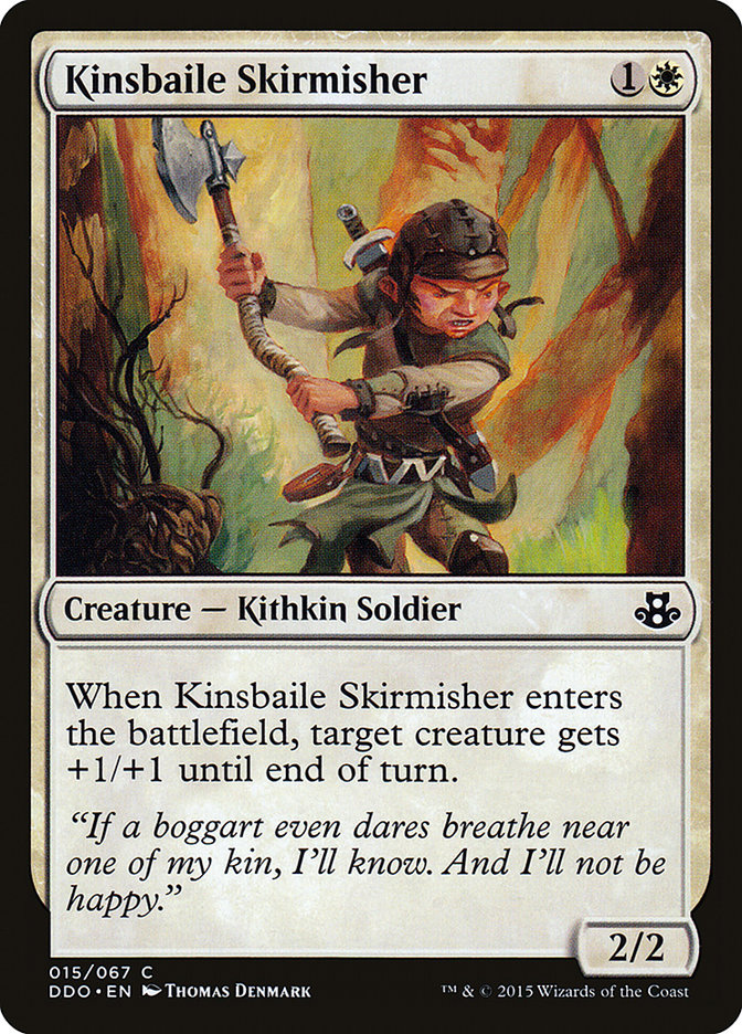 Kinsbaile Skirmisher [Duel Decks: Elspeth vs. Kiora] MTG Single Magic: The Gathering    | Red Claw Gaming