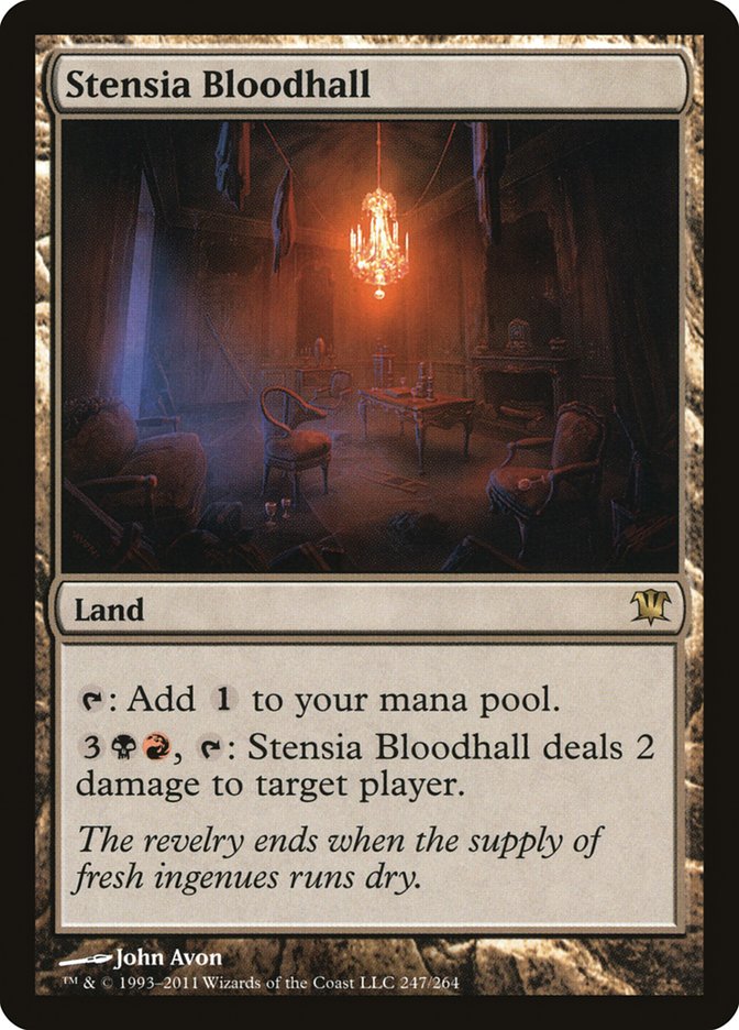 Stensia Bloodhall [Innistrad] MTG Single Magic: The Gathering | Red Claw Gaming