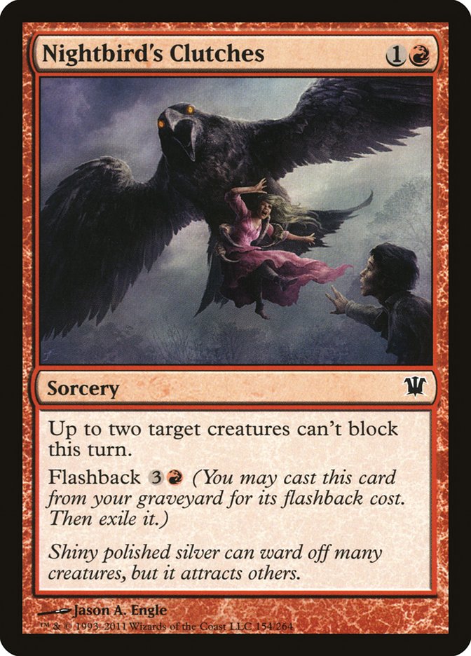 Nightbird's Clutches [Innistrad] MTG Single Magic: The Gathering | Red Claw Gaming