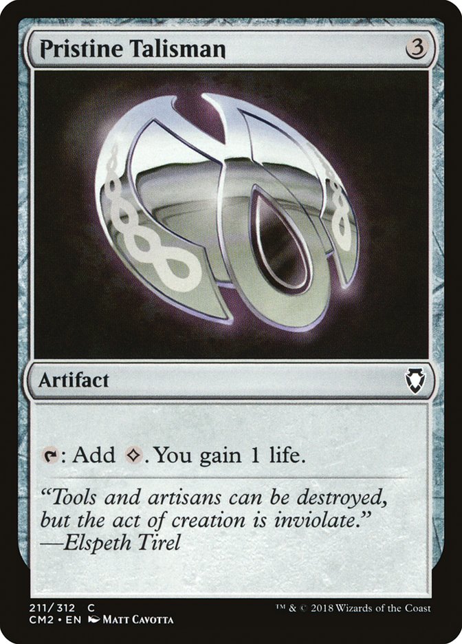 Pristine Talisman [Commander Anthology Volume II] MTG Single Magic: The Gathering | Red Claw Gaming