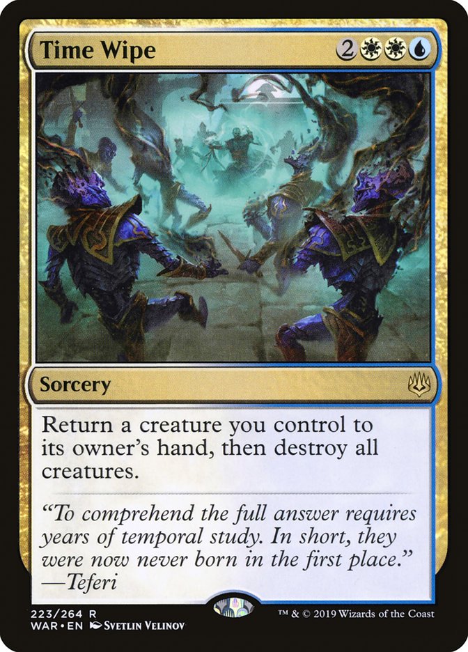Time Wipe [War of the Spark] MTG Single Magic: The Gathering | Red Claw Gaming
