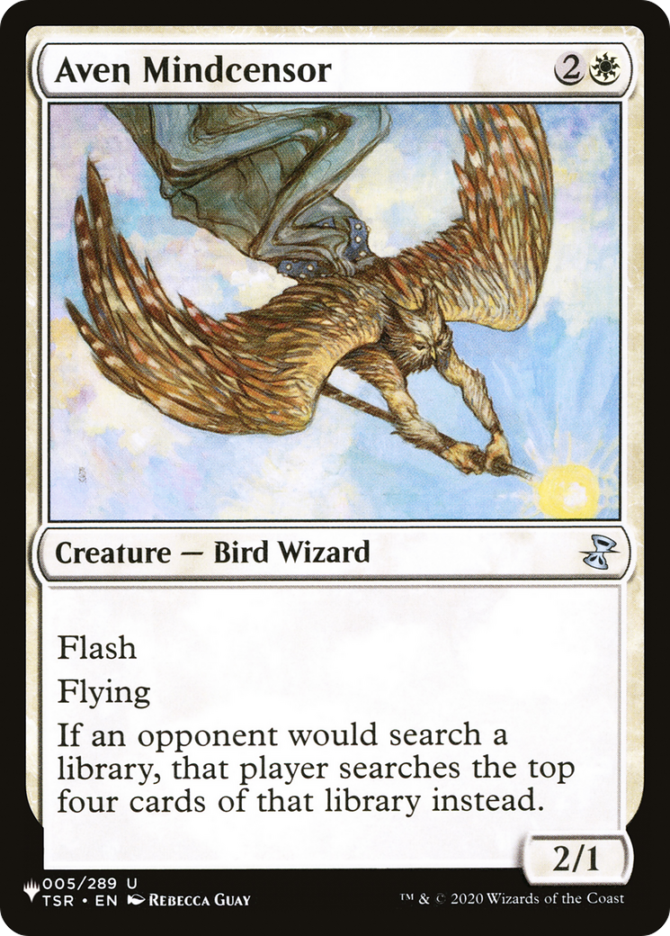 Aven Mindcensor [The List] MTG Single Magic: The Gathering | Red Claw Gaming