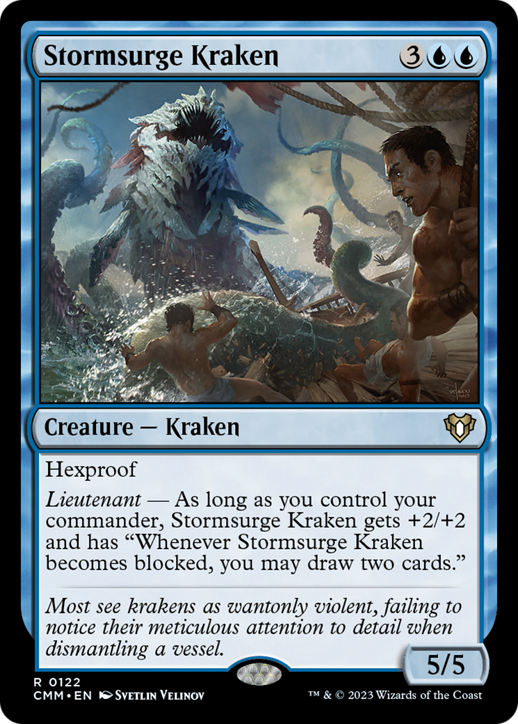 Stormsurge Kraken [Commander Masters] MTG Single Magic: The Gathering    | Red Claw Gaming