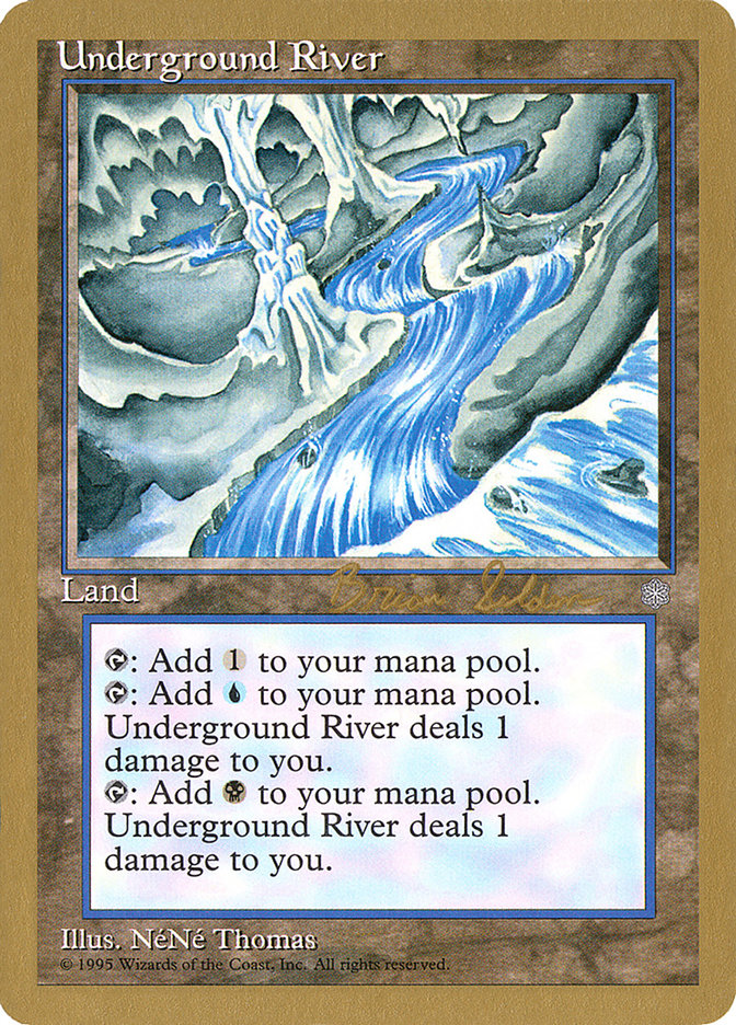 Underground River (Brian Selden) [World Championship Decks 1998] MTG Single Magic: The Gathering | Red Claw Gaming