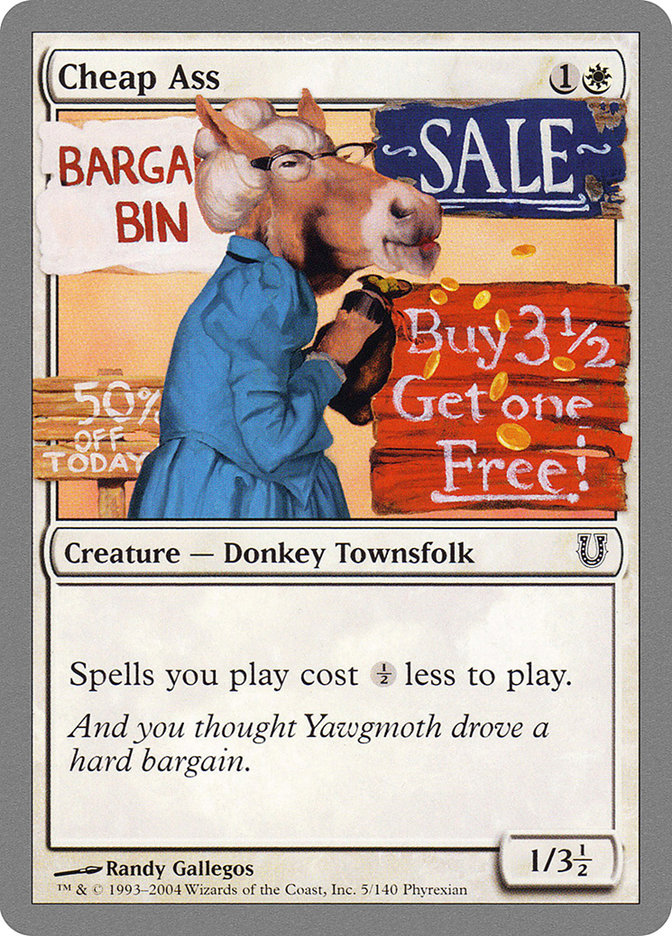 Cheap Ass [Unhinged] MTG Single Magic: The Gathering | Red Claw Gaming