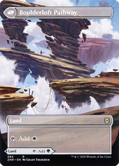 Branchloft Pathway // Boulderloft Pathway (Borderless Alternate Art) [Zendikar Rising] MTG Single Magic: The Gathering | Red Claw Gaming