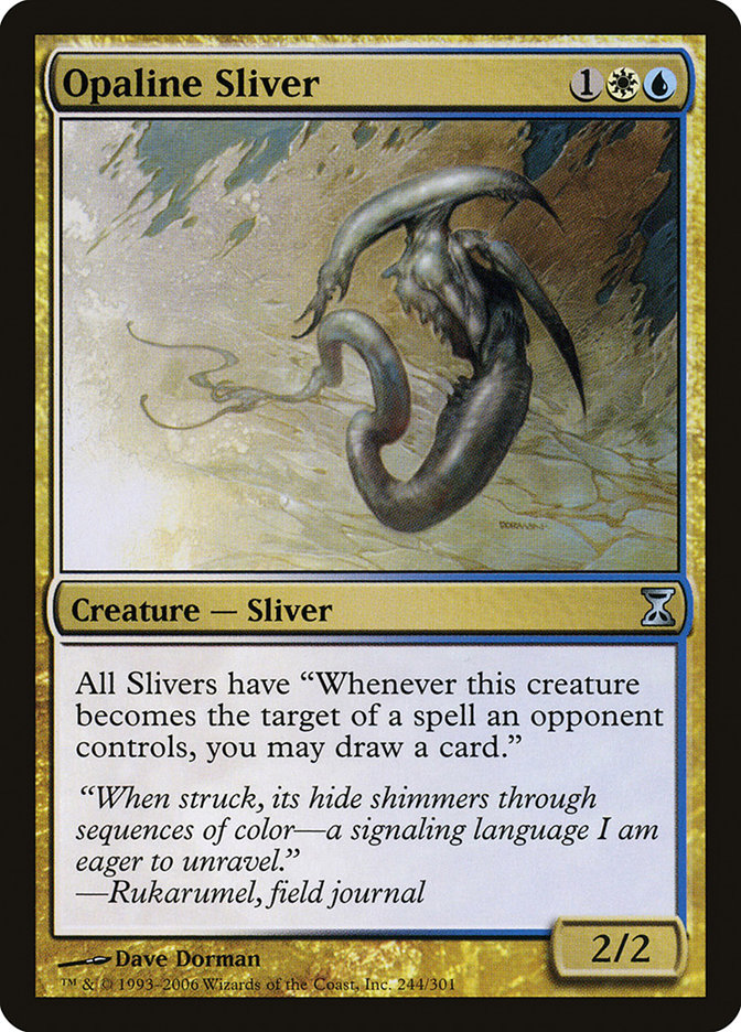 Opaline Sliver [Time Spiral] MTG Single Magic: The Gathering | Red Claw Gaming