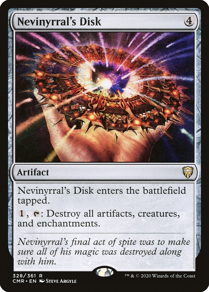 Nevinyrral's Disk [Commander Legends] MTG Single Magic: The Gathering | Red Claw Gaming