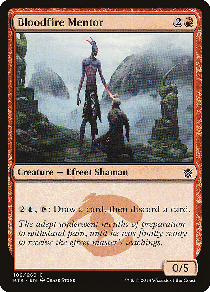 Bloodfire Mentor [Khans of Tarkir] MTG Single Magic: The Gathering | Red Claw Gaming