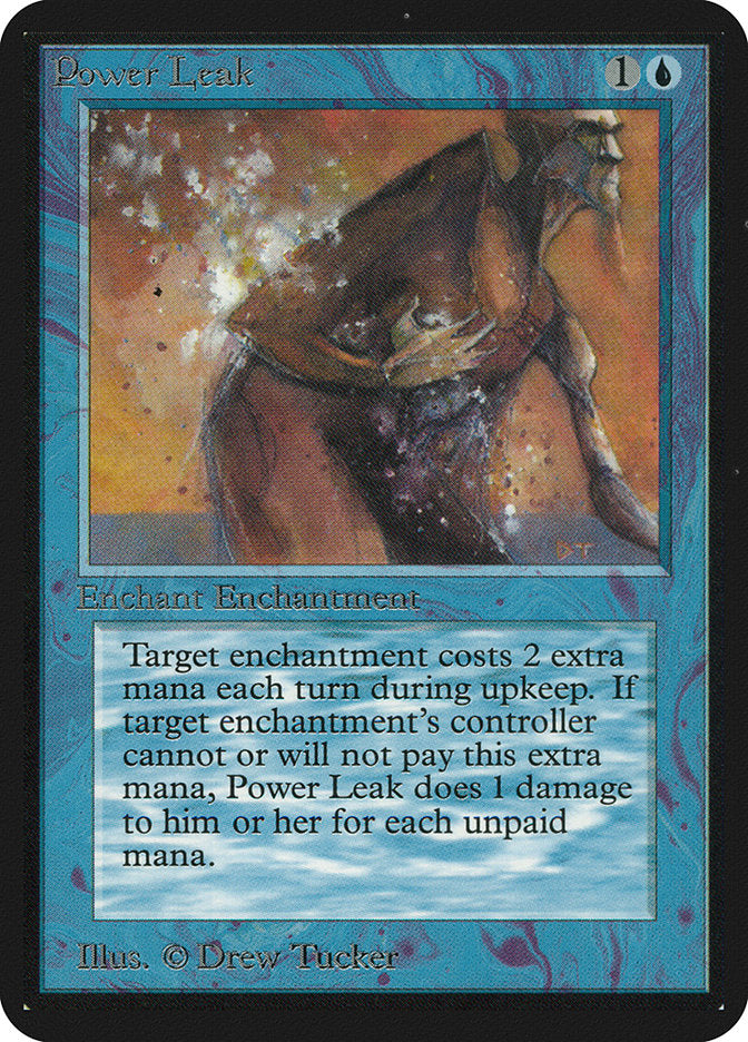 Power Leak [Alpha Edition] MTG Single Magic: The Gathering | Red Claw Gaming