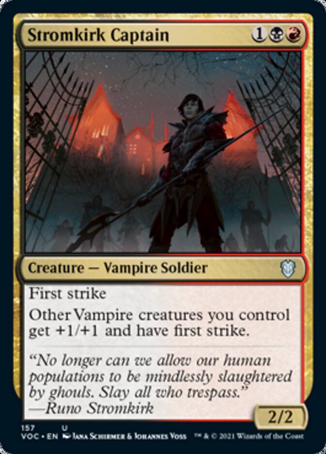 Stromkirk Captain [Innistrad: Crimson Vow Commander] MTG Single Magic: The Gathering | Red Claw Gaming