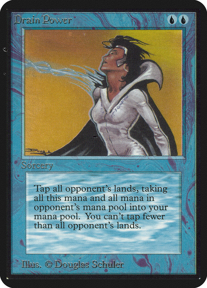 Drain Power [Alpha Edition] MTG Single Magic: The Gathering | Red Claw Gaming
