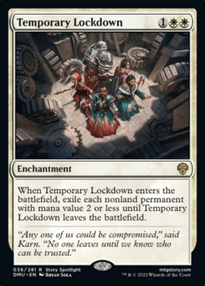 Temporary Lockdown [Dominaria United] MTG Single Magic: The Gathering | Red Claw Gaming