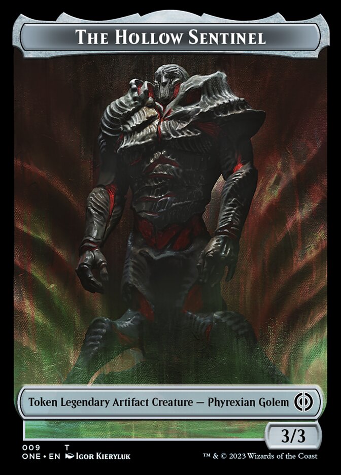 Rebel // The Hollow Sentinel Double-Sided Token [Phyrexia: All Will Be One Tokens] MTG Single Magic: The Gathering | Red Claw Gaming