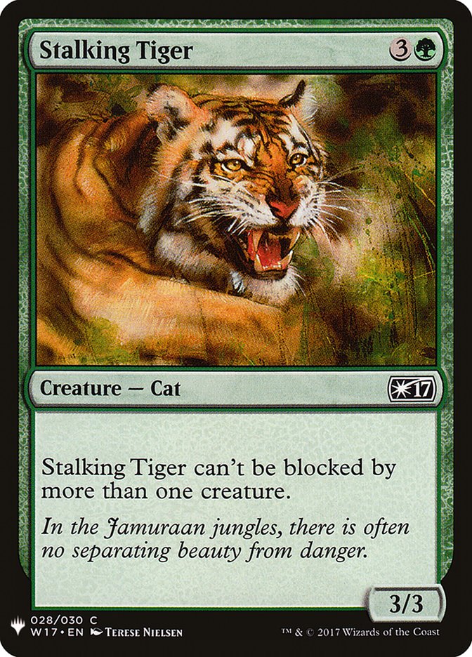 Stalking Tiger [Mystery Booster] MTG Single Magic: The Gathering | Red Claw Gaming