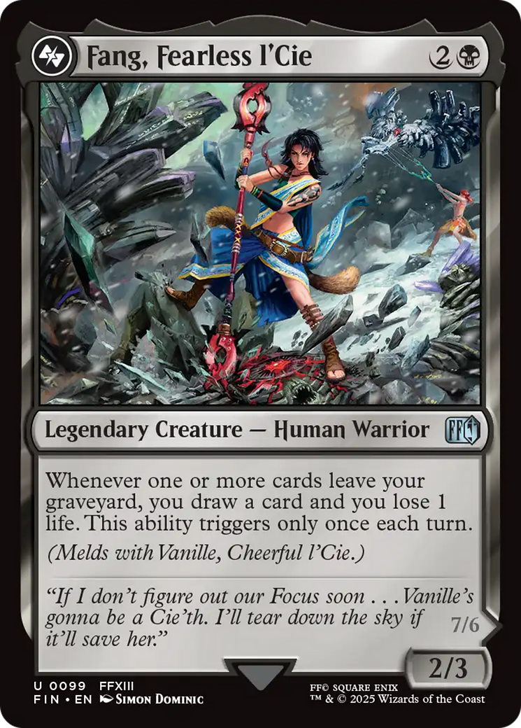 Fang, Fearless l'Cie [FINAL FANTASY] MTG Single Magic: The Gathering | Red Claw Gaming