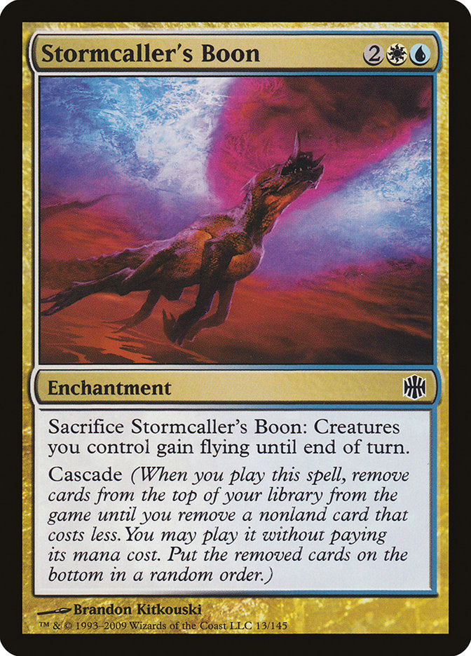 Stormcaller's Boon [Alara Reborn] MTG Single Magic: The Gathering | Red Claw Gaming