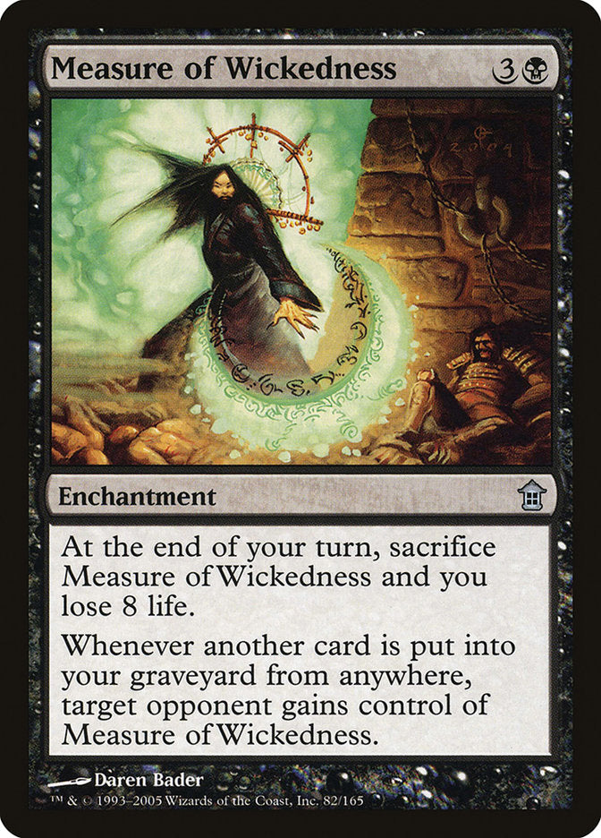 Measure of Wickedness [Saviors of Kamigawa] MTG Single Magic: The Gathering    | Red Claw Gaming