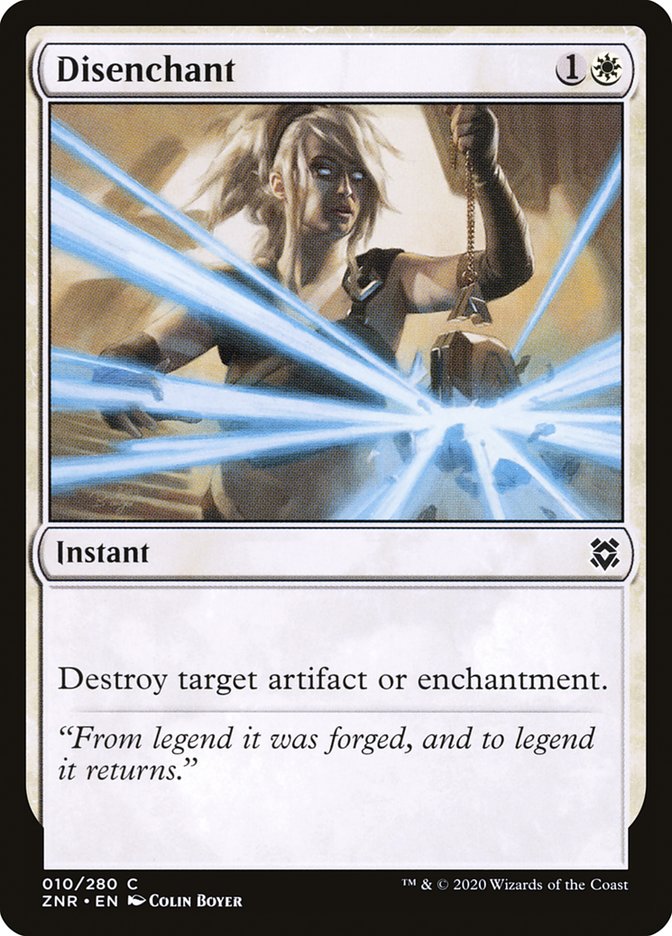 Disenchant [Zendikar Rising] MTG Single Magic: The Gathering | Red Claw Gaming