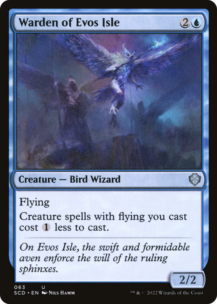 Warden of Evos Isle [Starter Commander Decks] MTG Single Magic: The Gathering | Red Claw Gaming