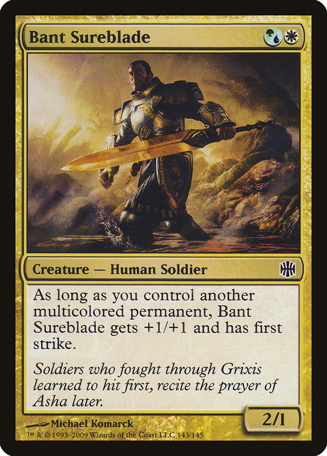 Bant Sureblade [Alara Reborn] MTG Single Magic: The Gathering | Red Claw Gaming