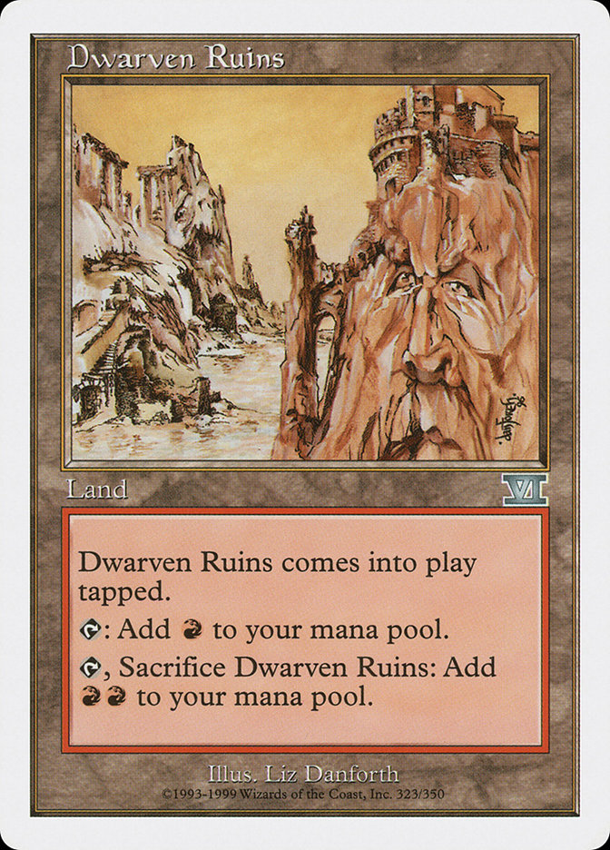 Dwarven Ruins [Classic Sixth Edition] MTG Single Magic: The Gathering | Red Claw Gaming